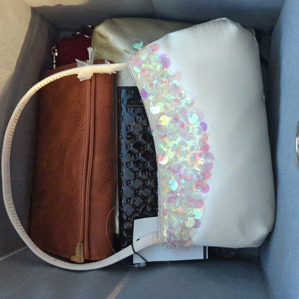 SASHA Champagne Handbag